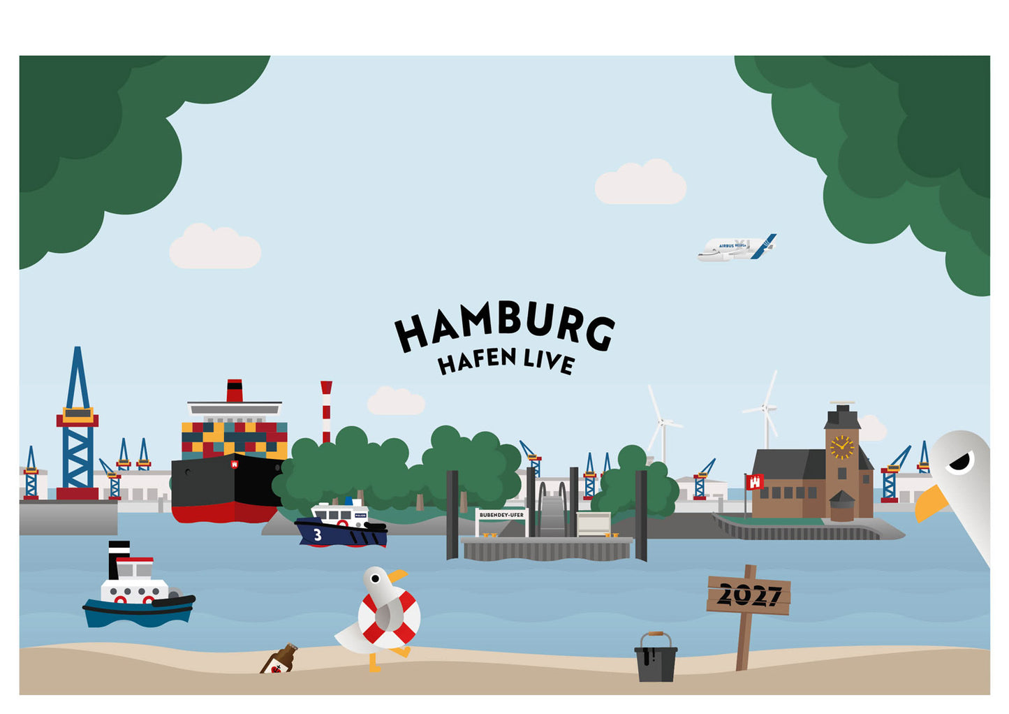 Hamburg Hafen Live Kalender 2027 (VORBESTELLUNG)