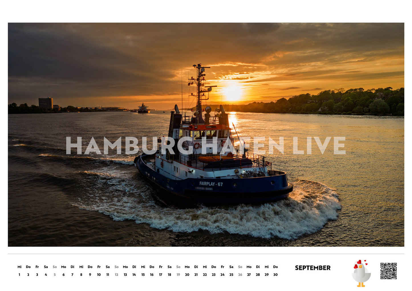 Hamburg Hafen Live Kalender 2027 (VORBESTELLUNG)