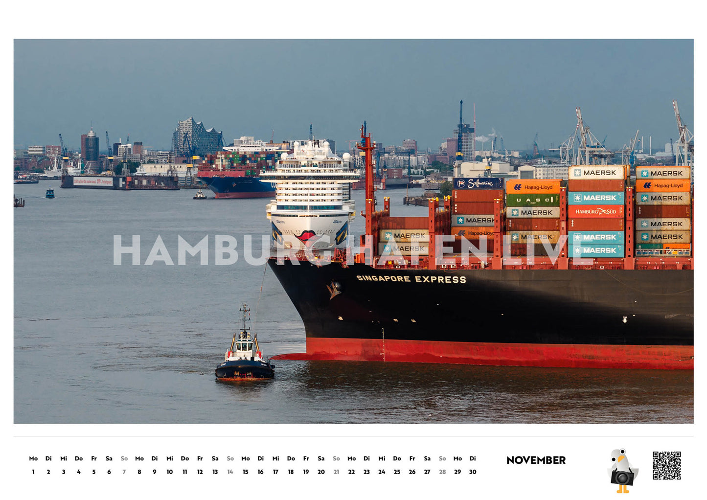 Hamburg Hafen Live Kalender 2027 (VORBESTELLUNG)