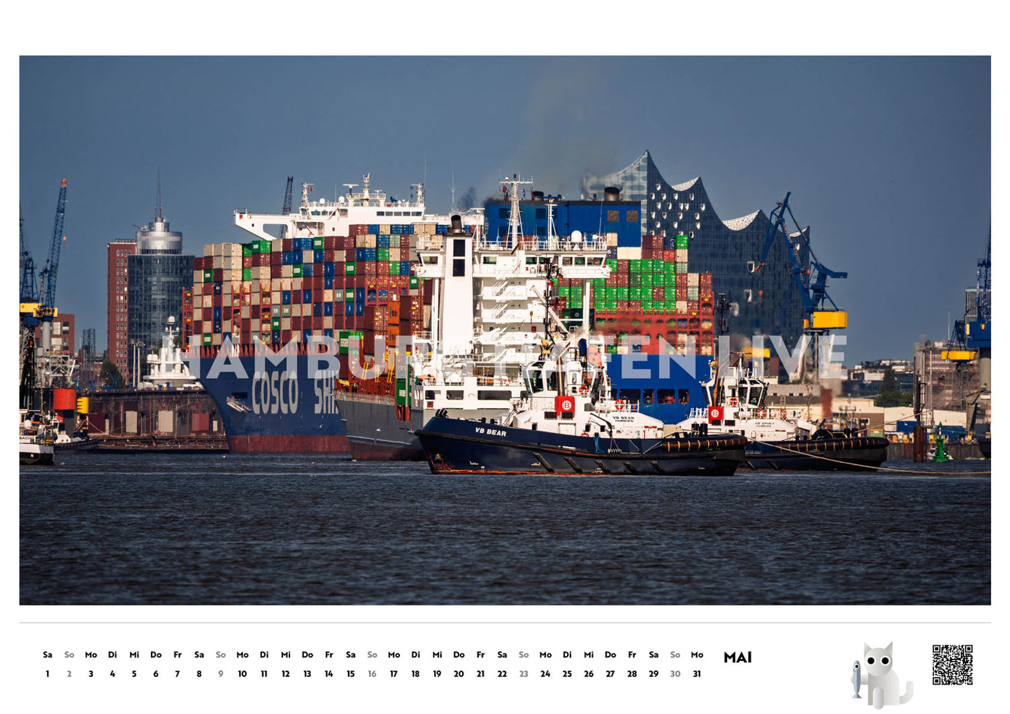 Hamburg Hafen Live Kalender 2027 (VORBESTELLUNG)