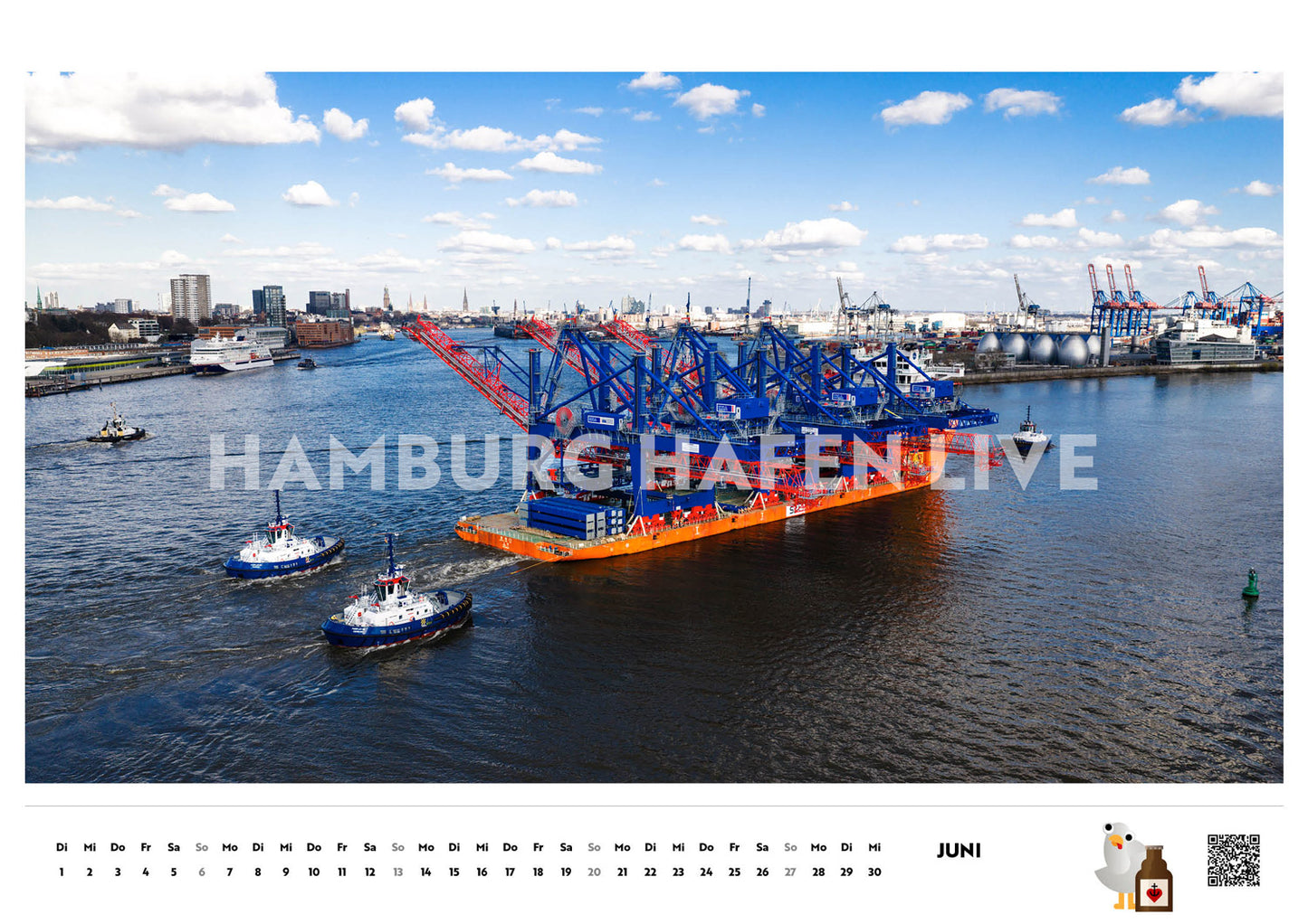 Hamburg Hafen Live Kalender 2027 (VORBESTELLUNG)