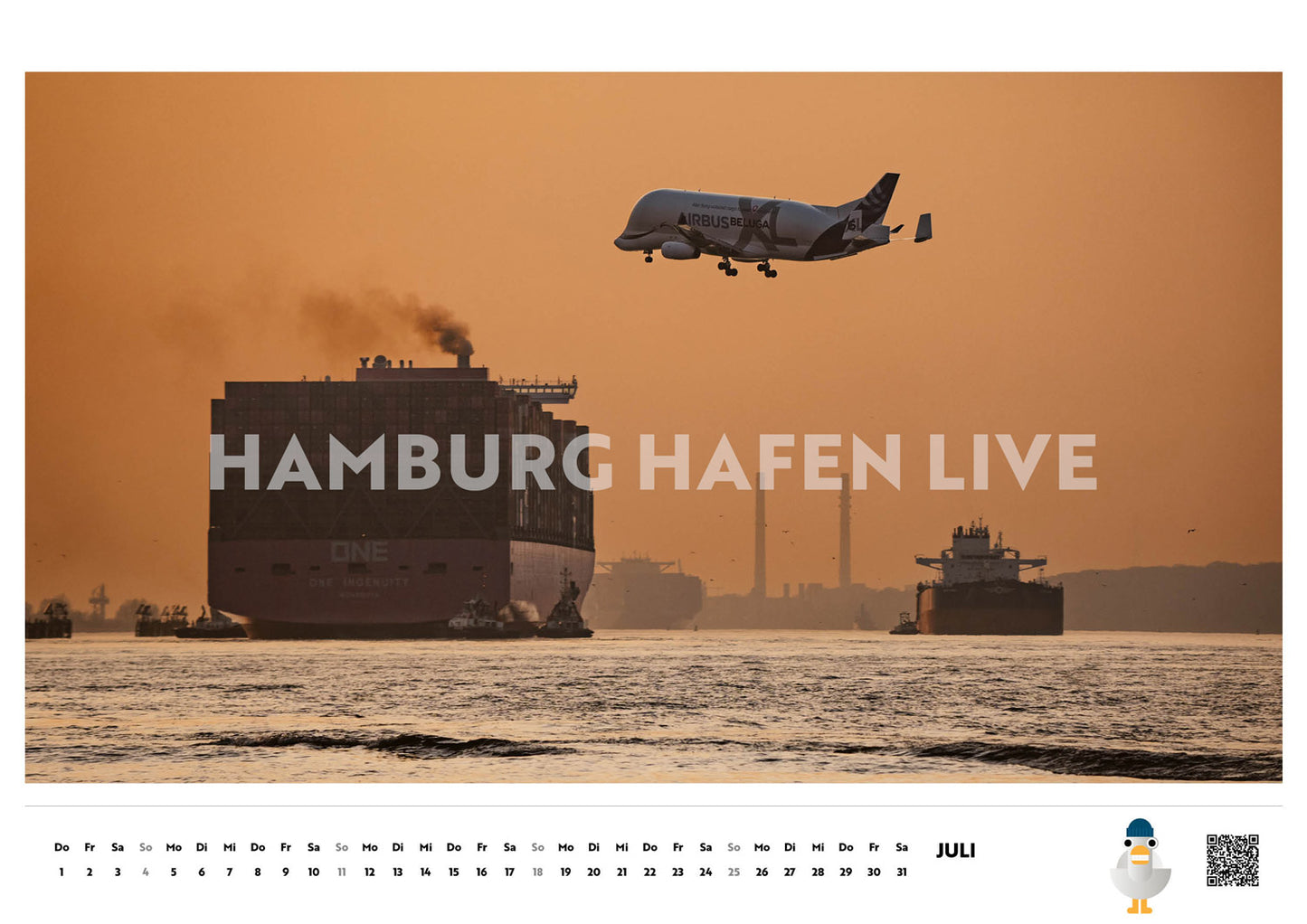 Hamburg Hafen Live Kalender 2027 (VORBESTELLUNG)