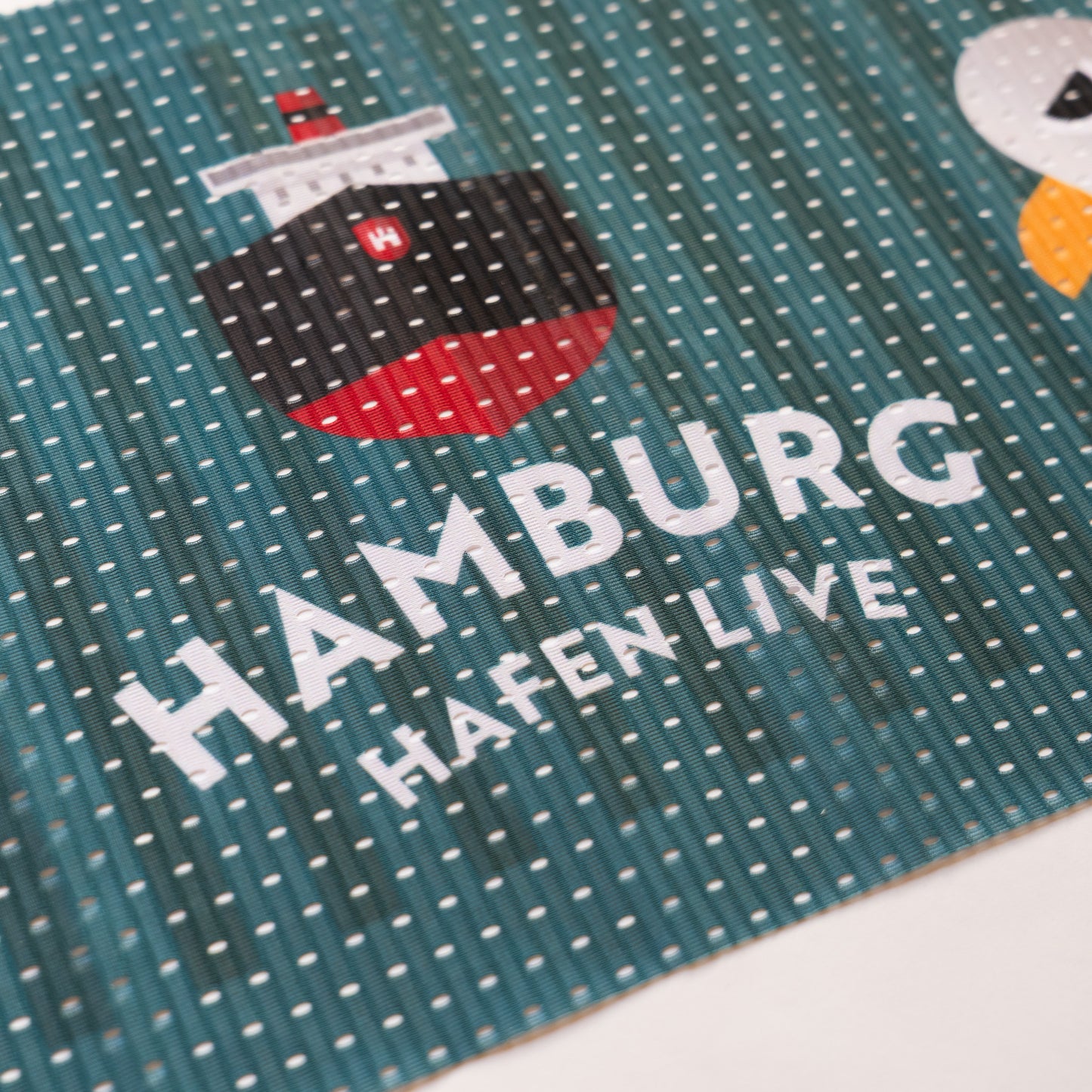 Gösch Hamburg Hafen Live 45 x 30 cm (Petrol)