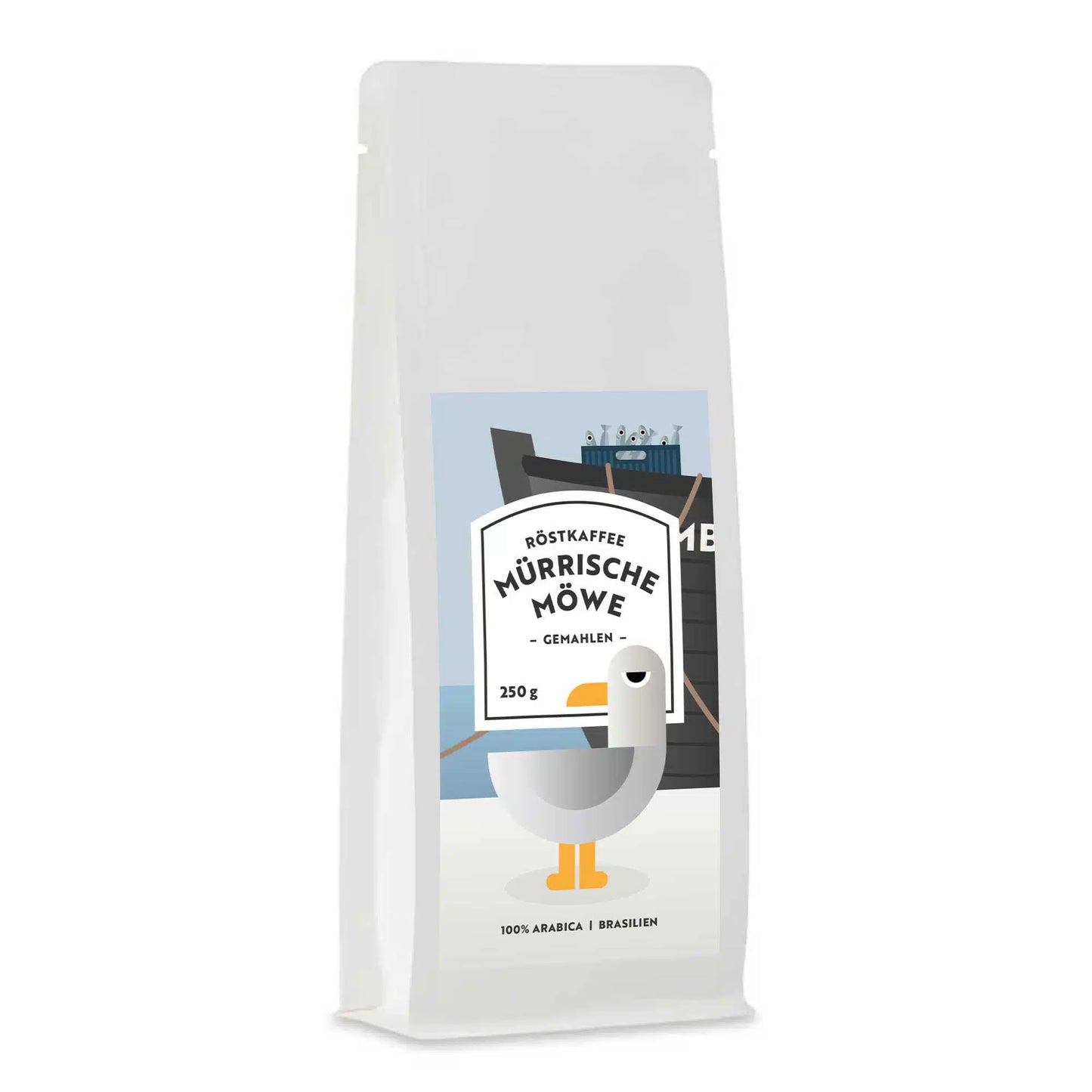 Mürrische Möwe – Hamburg Hafen Live Kaffee